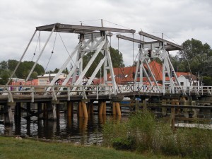 Klappbrücke in Greifswald-Wiek