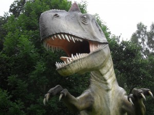 Allosaurus im Dinopark Bobbin